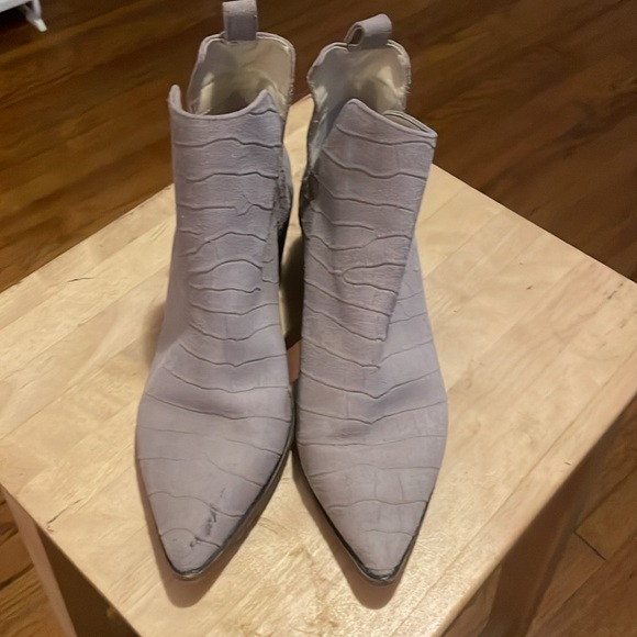 Real Taupe Leather Booties - Picture 3 of 13
